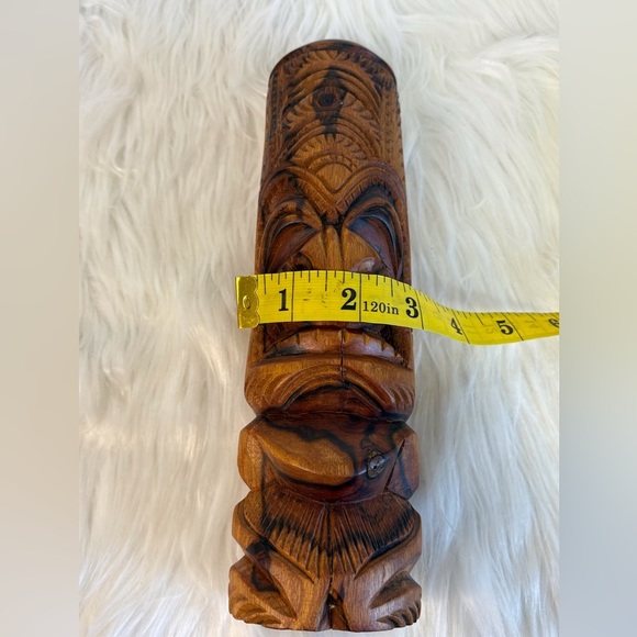 Handcrafted Wooden Tiki Statue - Picture 7 of 7